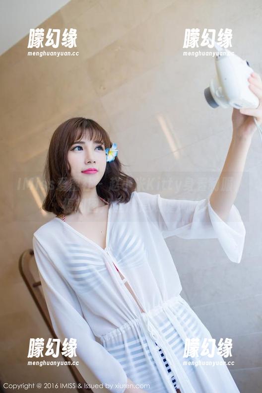 IMiss爱蜜社 - 赵小米Kitty身着制服，福利图片里满是戏谑风味