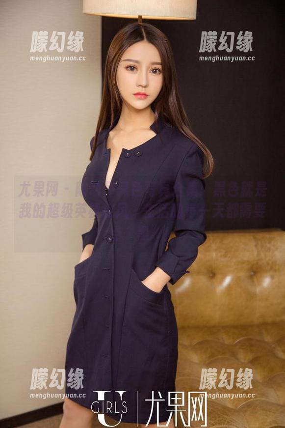 尤果网 - 陈幼伊黑色写真合集：黑色就是我的超级英雄披风，生活的每一天都需要点“黑”！