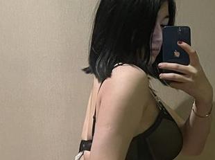 微密圈 – “詹詹”的酒店之夜：这组黑色爱心内内图集值得一看？